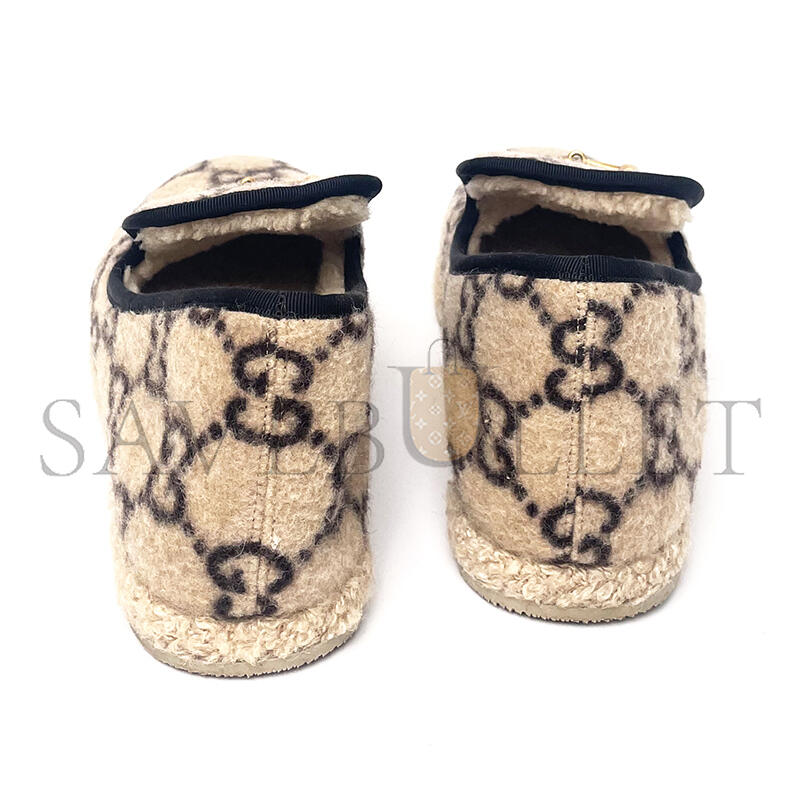 Gvc*1 monogram wool loafers